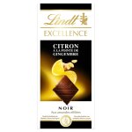 Tablette de chocolat noir excellence citron gingembre lindt - la tablette de 100g