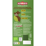 Tablette de chocolat noir eclat d'amande bio alter eco - la tablette de 100g