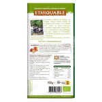 Tablette de chocolat noir gianduja onctueux nicaragua bio ethiquable - la tablette de 100g