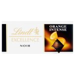 Tablette de chocolat noir orange lindt excellence - la tablette de 35g