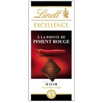 Tablette de chocolat noir excellence piment rouge lindt - la tablette de 100g