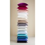 Taie d'oreiller gris clair 100% coton 50x70 cm tex home - la taie d'oreiller