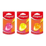 Taille crayon 1 trou avec rservoir neon assorti maped - le taille crayon alatoire