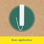Tampons avec applicateur 100% coton bio normal nett - la bo�te de 16 tampons
