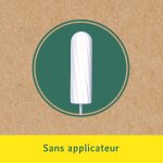 Tampons sans applicateur normal 100% coton bio nett - la boite de 16 tampons Tampons sans applicateur normal 100% coton bio nett - la boite de 16 tampons