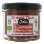 Tapas tomates sches et tomme de brebis corse bio charles antona - le pot de 100g