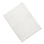 Tapis de bain chenille blanc 50x70 cm - le tapis de bain Tapis de bain chenille blanc 50x70 cm - le tapis de bain