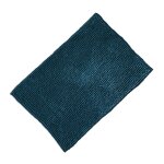 Tapis de bain chenille vert fonc 50x70 cm tex home - le tapis de bain