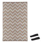 Tapis ext�rieur 120x180cm motifs beige carrefour - l'unit�
