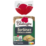 Tartines céréales et graines la boulangere - le sachet de 450g Tartines céréales et graines la boulangere - le sachet de 450g