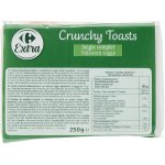 Tartines croustillantes seigle complet carrefour extra - la boite de 250g