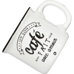 Tasse 12. 5 cl bistrot blanc en grès - la tasse Tasse 12. 5 cl bistrot blanc en grès - la tasse