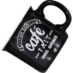 Tasse 12. 5 cl bistrot noir en grès - la tasse Tasse 12. 5 cl bistrot noir en grès - la tasse
