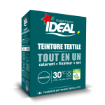 Teinture textile tout en un Émeraude longue durée ideal - la boite de 230g Teinture textile tout en un Émeraude longue durée ideal - la boite de 230g