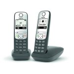 Tlphone fixe sans fil duo a635 - anthracite gigaset - le tlphone fixe