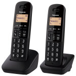 Tlphone fixe sans fil duo - kx - tgb612frb - noir panasonic - le tlphone fixe