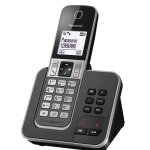 Tlphone fixe sans fil - kx tgd320frg - noir panasonic - le telephone sans fil
