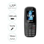 Telephone portable posh 402 noir logicom - carton