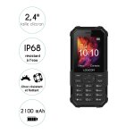 Telephone portable xtrem 40 noir logicom