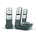 Tlphone sans fil avec rpondeur a635a trio - anthracite gigaset - le tlphone fixe