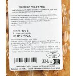 Tender de poulet halal pan - la barquette de 400g