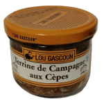 Terrine de campagne aux cpes lou gascoun - le pot de 180g
