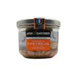 Terrine de chevreuil  la fine champagne avon & ragobert - le pot de 180g