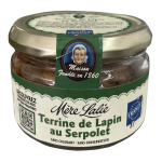 Terrine de lapin au serpolet mere lalie - le pot de 180g
