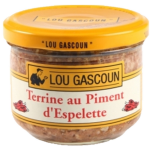 Terrine piment d'espelette lou gascoun - le pot de 180 g