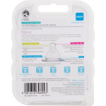Ttines silicone anatomique dbit 0 + mois mam - les 2 sucettes
