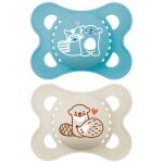 Sucettes silicone 2 - 6 mois original nature mam - le lot de 2 t�tines