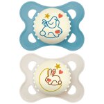 Sucettes anatomiques phosphorescente 2 - 6 mois original mam - la ttine
