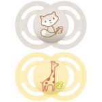 Sucettes silicone 18 + mois animaux perfect mam - la t�tine