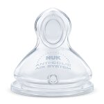 Ttine silicone 2e ge lait infantile nuk - le lot de 2 ttines