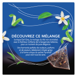 Th noir earl grey  la bergamote d'italie lipton - la boite de 20 sachets