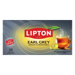 Th noir earl grey lipton - la boite de 25 sachets