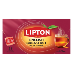 Th noir english breakfast lipton - la boite de 25 sachets