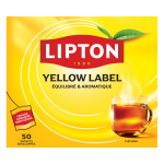 Th noir lipton - la boite de 50 sachets