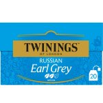 Th� noir russian earl grey twinings - la boite de 20 sachets