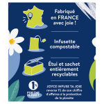 Th noir saveur earl grey fleuri bonheur joyce - la boite de 30g