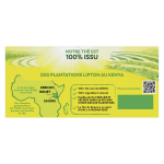 Th noir yellow label origine kenya lipton - la boite de 30 sachets