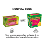 Th� vert mangue litchi twinings - la boite de 20 sachets