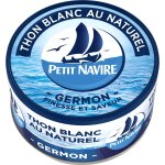 Thon blanc au naturel petit navire - la boite de 93 g net goutt