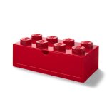 Tiroir de bureau rouge lego