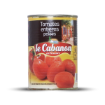 Tomates entières pelées le cabanon - la boite de 238 g net Égoutté Tomates entières pelées le cabanon - la boite de 238 g net Égoutté