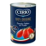 Tomates pelées 100% origine pouilles cirio - la boite de 400g Tomates pelées 100% origine pouilles cirio - la boite de 400g
