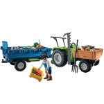 Tracteur avec remorque - 71249 playmobil - la boîte Tracteur avec remorque - 71249 playmobil - la boîte