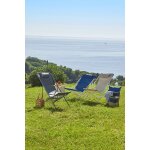 Transat pliant avec ttire 3 positions beige sable venise hyba