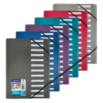 Trieur extensible crossline - 21 x 29, 7 cm - 12 positions oxford - le trieur en coloris al�atoire