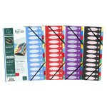 Trieur  soufflet 21 x 29, 7 cm - 12 positions exacompta - le trieur en coloris alatoire